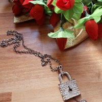 LoveStory/Гердан с ключе и катинарче , снимка 3 - Колиета, медальони, синджири - 25264399