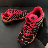 Nike Air Max Plus TN Нови Мъжки Обувки Маратонки Размер 42 Номер 26.5см Черни Червени найк, снимка 2 - Маратонки - 40308906