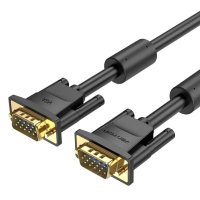 Vention Кабел за монитор Cable VGA HD15 M / M 2.0m Gold Plated, 2 Ferrites - DAEBH, снимка 4 - Кабели и адаптери - 43454739