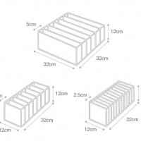 Органайзер за чекмедже / Органайзер за бельо, снимка 9 - Други стоки за дома - 33452958