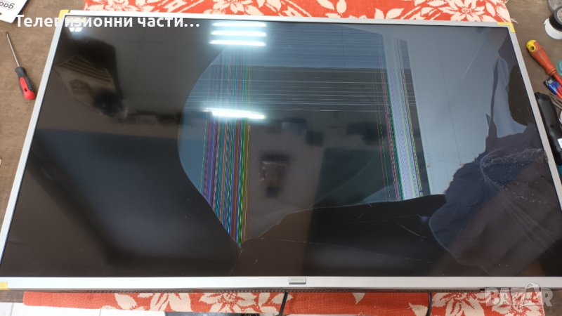 Philips 43PFS6855/12 със счупен екран-LBM430M0801-FW-1(HF)(O)/43T01-C09/TPT430H3-HVN01.U, снимка 1