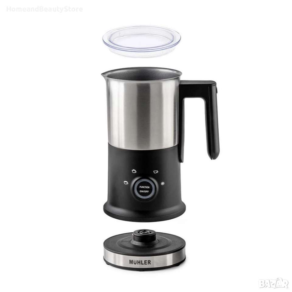 Кана за мляко на пяна Muhler MFF-44S – Гъста и пухкава пяна за секунди у дома, снимка 1