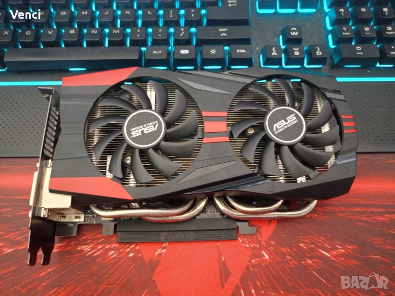 видеокарта /Видео карта ASUS GTX760-DC2OC-2GD5 , снимка 1