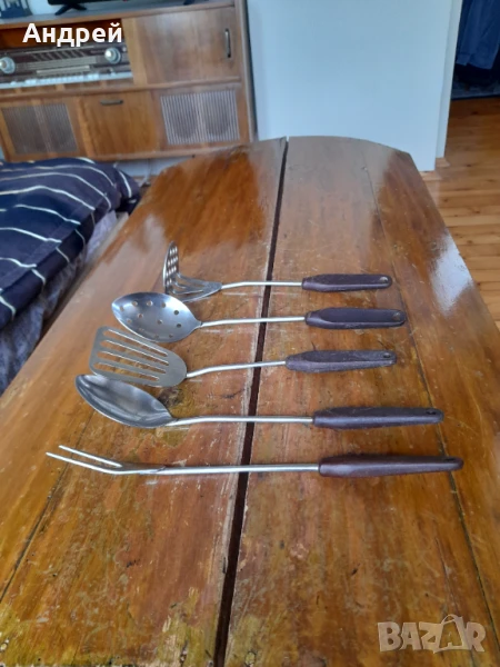 Стар комплект кухненски инструменти,прибори #8, снимка 1