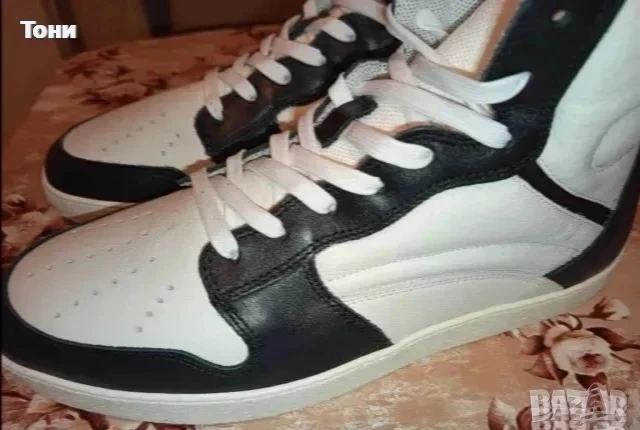 GROUNDIES Оригинал Нови Мъжки Маратонки Изцяло от Естествена Кожа 45, снимка 1