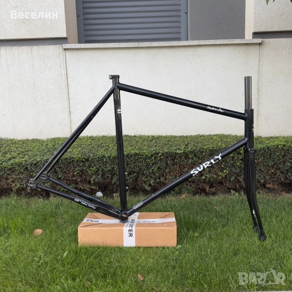 Surly Steamroller Cro-Mo Стоманена Пистова Рамка Fixie Single Speed, снимка 1