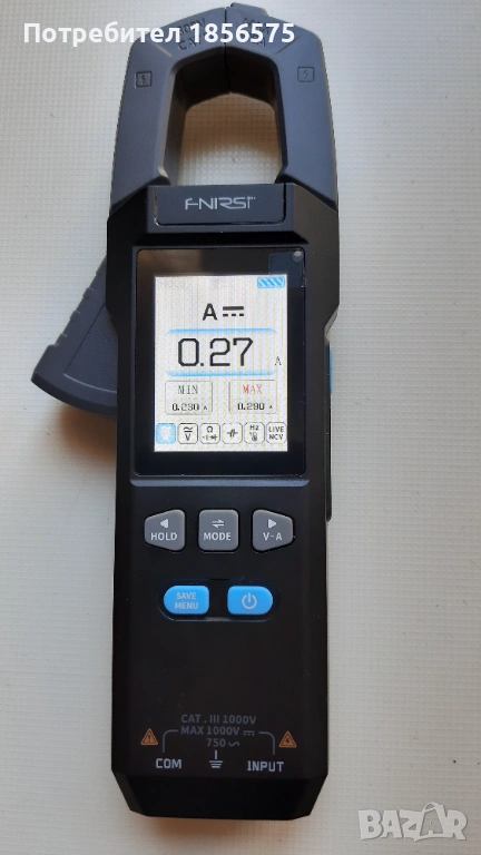 Амперклещи FNIRSI DMC-100, снимка 1