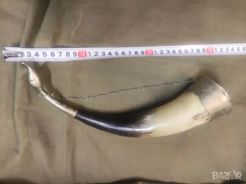 Продавам сувенирен рог ми за вино, снимка 1