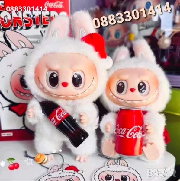 Labubu Coca-Cola Лабубу Кока Кола Кен, снимка 1