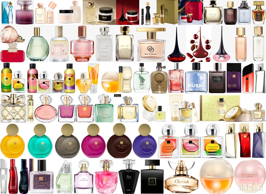 НАЛИЧНИ - парфюми и тоалетни води AVON, ORIFLAME, снимка 1