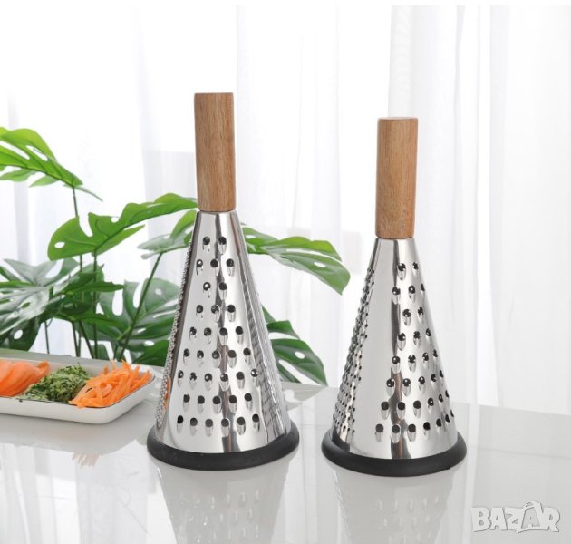 Конусовидно ренде с дървена дръжка , снимка 1