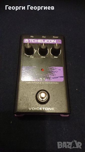 Tc helicon X1 мегафон и дисторшън ефект за вокал, снимка 1