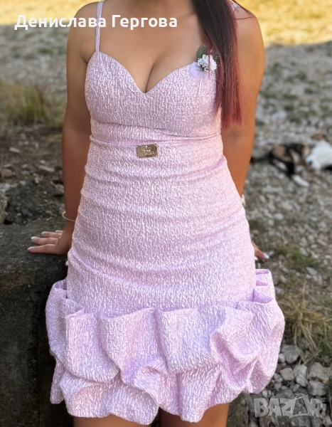 Официална рокля юнона в розов цвят  junona, снимка 1