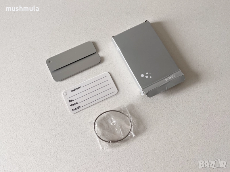 Алуминиев етикет за багаж - нов, снимка 1