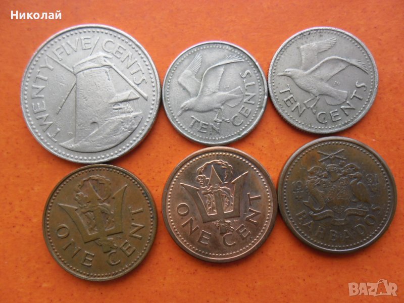 Лот монети Барбадос, снимка 1