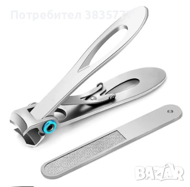 Голяма професионална нокторезачка за дебели нокти и пила, снимка 1