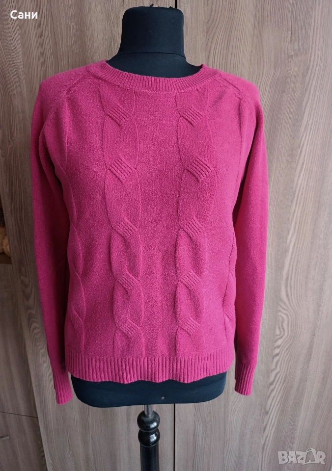 Розов дебел пуловер , снимка 1