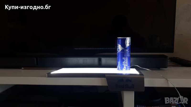 Рекламна светеща полица за 4бр кен Red Bull , снимка 1