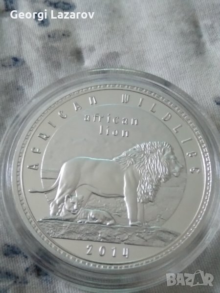 1000 квача Замбия 2014 ЛЪВ, снимка 1