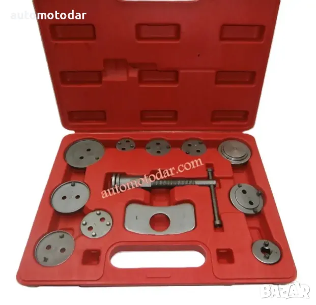 Комплект за смяна на накладки при дискови спирачки 12 части, снимка 1