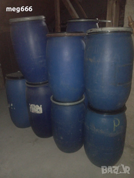 Пластмасови бидони-120литра и 150литра, снимка 1