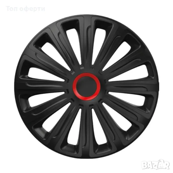 Тасове за джанти 14, 15 цола Versaco Trend RR Black, снимка 1