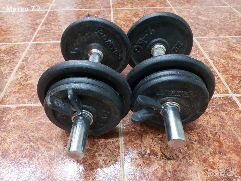 Дъмбели 2x10кг, снимка 1