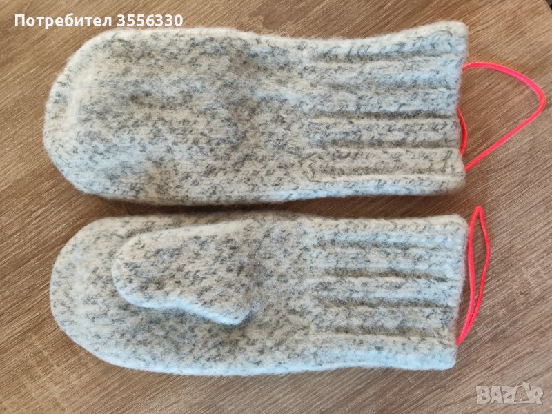 мъжки ръкавици XL естествена вълна, височинни , снимка 1
