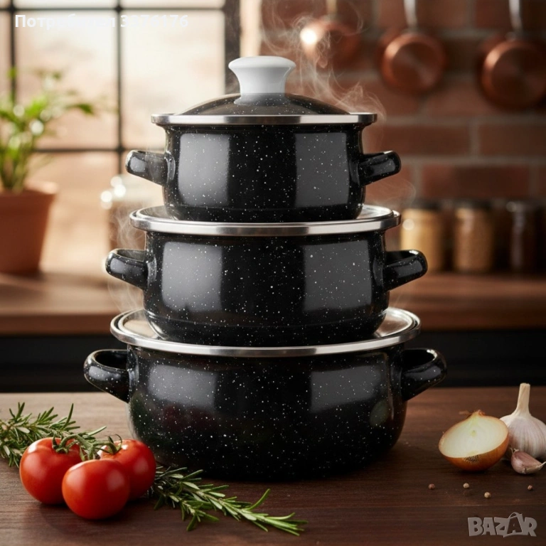 Комплект тенджери , снимка 1