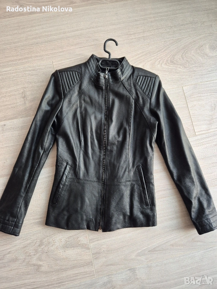 Дамско яке от естествена кожа, снимка 1