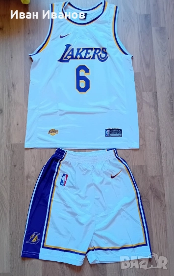 Чисто нов оригинален екип на Los Angelis Lakers - LeBron James, снимка 1