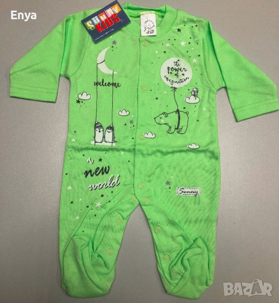 Бебешки гащеризони с дълъг ръкав в различни цветове - НОВИ !, снимка 1