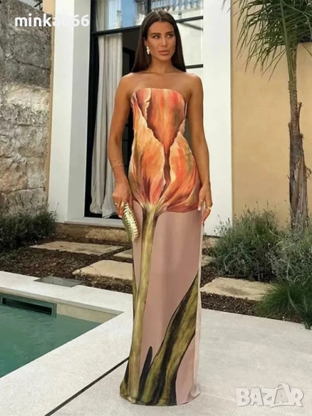 Стилна дамска рокля., снимка 1