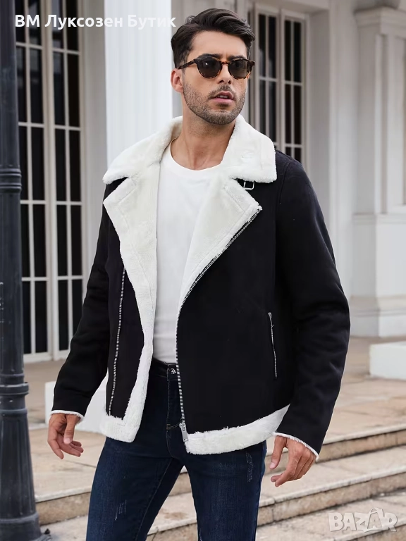 Мъжко луксозно зимно яке с пух – изборът на истинския Алфа мъж!, снимка 1