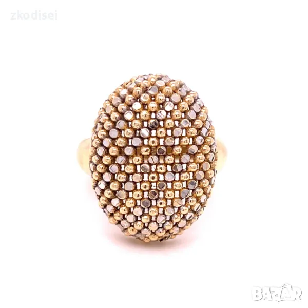 Златен дамски пръстен 5,03гр. 14кр.проба:585 размер:53 модел:30533-1, снимка 1