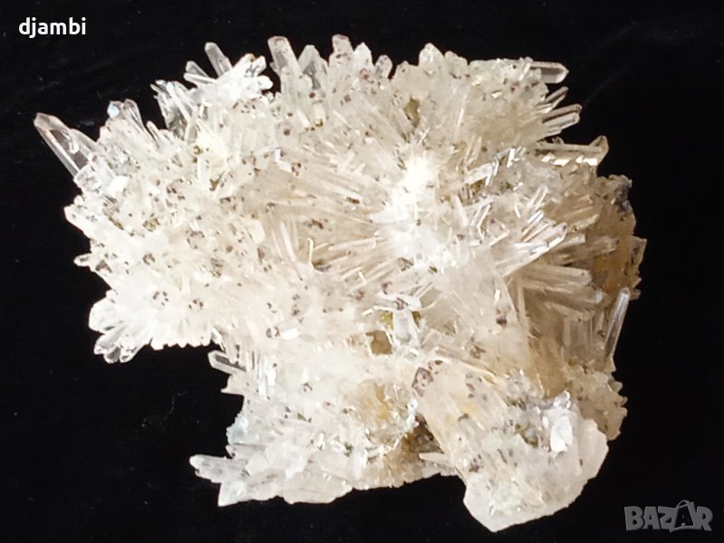 №104, Кварц, Планински кристал,Кварцова друза,Quartz Bulgaria,BGminerals,, снимка 1