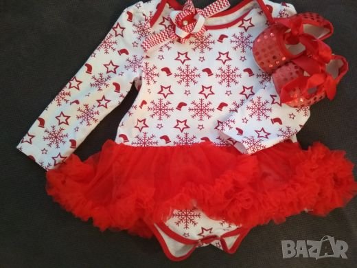 Детски коледен комплект, р.86, снимка 1