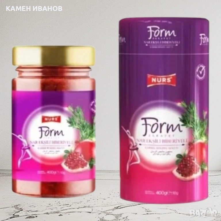 Билкова паста за отслабване с розмарин и нар NURS 400 гр., снимка 1