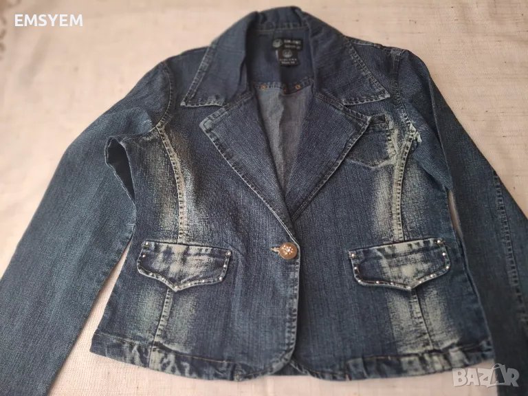 Късо Деним Сако, снимка 1