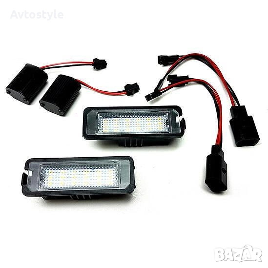 LED плафон за регистрационен номер VW Golf, Passat, CANBUS , снимка 1