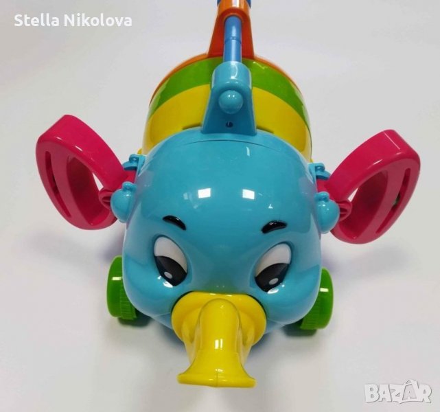 Играчка Слонче-пъзел с пет музикални инструменти, снимка 1