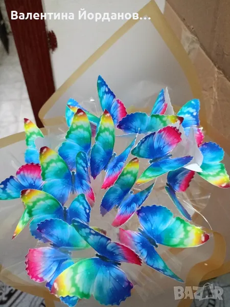 букети със светещи пеперуди , снимка 1