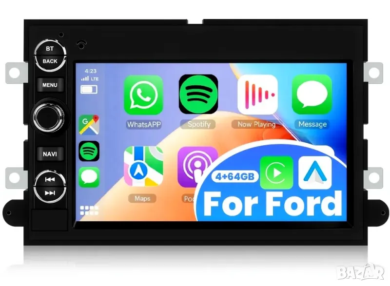 Мултимедия за, FORD, F150, F250, F350, Escape, Focus, Mustang, Навигация, 2DIN, двоен дин плеър Форд, снимка 1