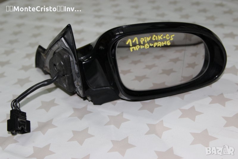 Дясно огледало Mercedes CLK C209 A209 (2002-2010г.) прибиране / прибиращо 11 пина, снимка 1
