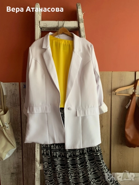 💄 Блрйзър/сако от еластична материя🍍, снимка 1