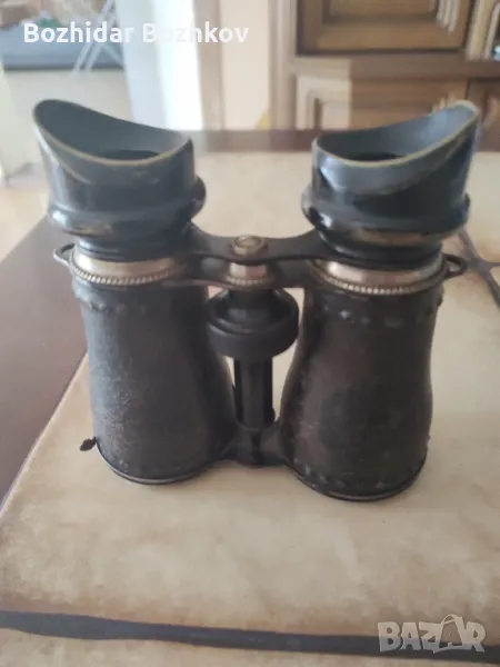 Стар военен бинокъл, снимка 1
