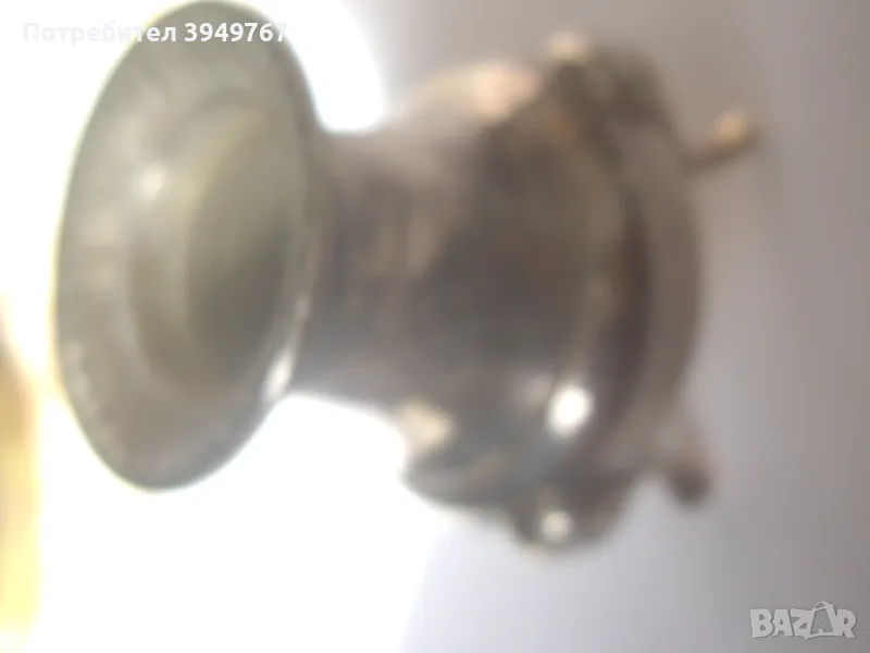 Красива посребрена каничка., снимка 1