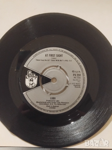 Lobo – At First Sight - малка грамофонна плоча музика, снимка 1