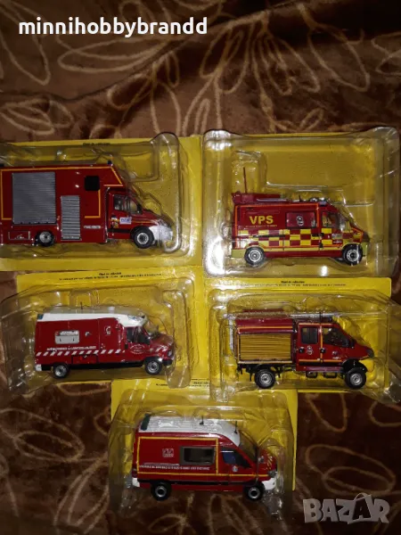 Mercedes 316 CDI Peugeot J5 Iveco Dayli 4x4 Renault Master Iveco Dayli 1.43 Scale Hachette, снимка 1