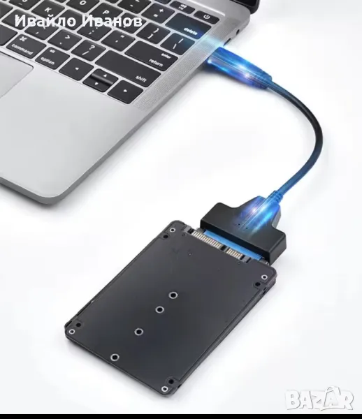 2,5" SATA адаптер за SSD М.2 NGFF памети, снимка 1